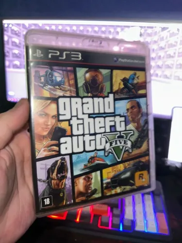 jogo original para ps3 midia física - gta 5 com mapa