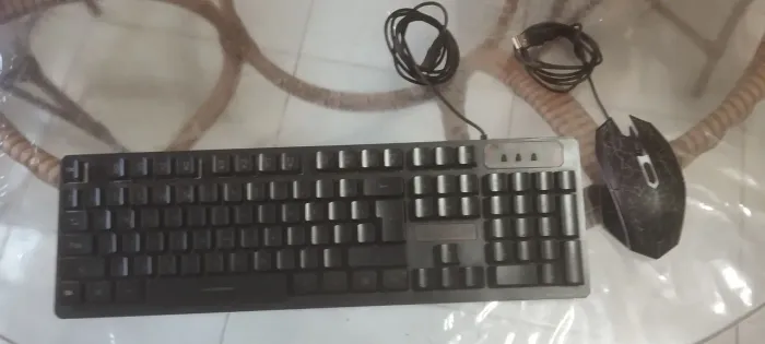 Teclado e Mouse gamer com led FZF