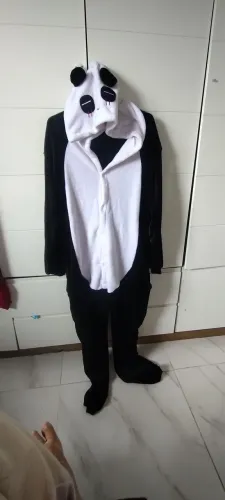 Macacão adulto panda