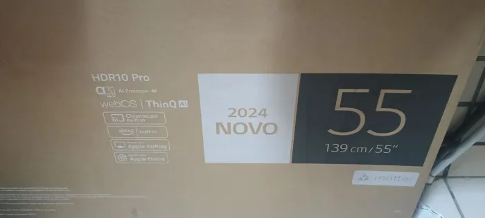 Tv 55" LG nova com nota fiscal 
