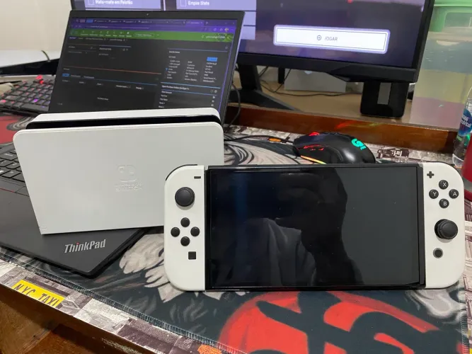 Nintendo Switch OLED zerado 