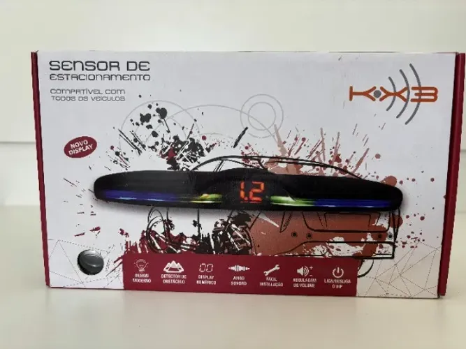 Sensor de estacionamento kx3 prata