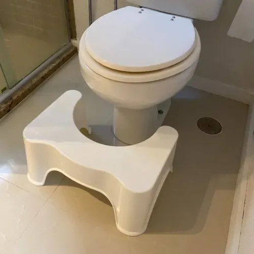 Cod330 Banco de cócoras apoio para vaso sanitário apoio pra fazer coco