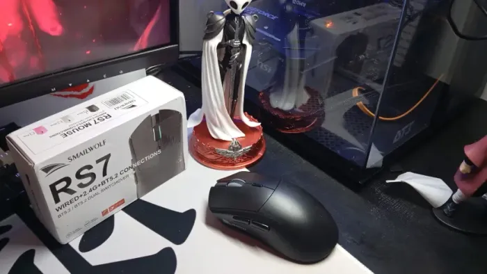 Mouse Gamer Smailwolf RS7 NOVO - Conexão Tri-Mode, Alta Precisão e Performance 