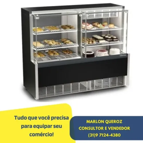 Balcão Refrigerado e Quente Gelopar 1,40M
