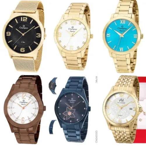 Relógio feminino, novos, nota fiscal. Originais. Valor varia de 170,00 a 220,00 reais.