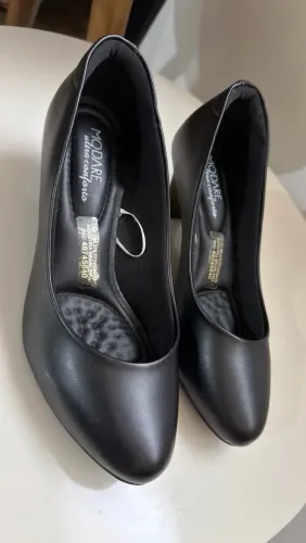 Modare Scarpin Feminino Modare Salto Médio Preto