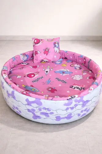 Caminhas para cachorro feitas com pneu reciclado. 