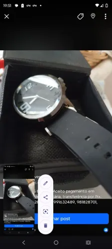 Vendo Relógio R$ 800,00.