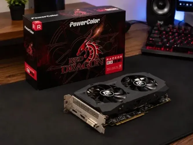 PLACA DE VÍDEO RX 580 8GB POWERCOLOR RED DRAGON