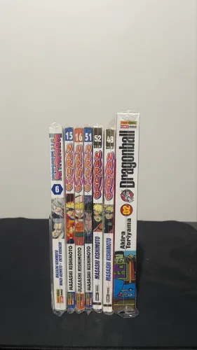 Mangás Variados - Naruto, Dragon Ball e Boruto