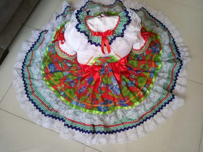 Vestido Caipira infantil 