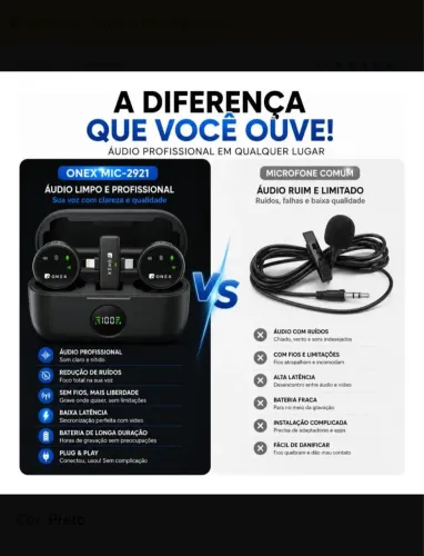 Microfone sem fio