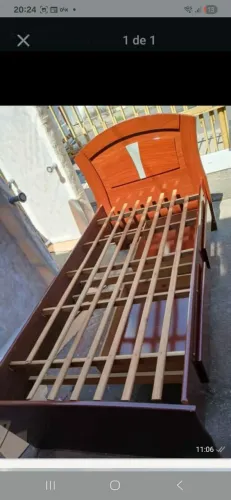 Vendo cama de solteiro, 120 reais