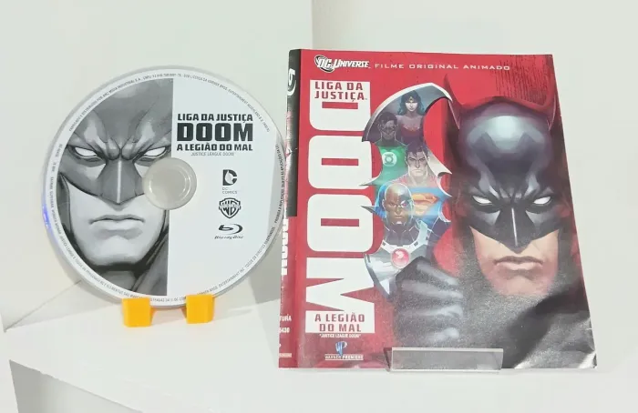 DVD Liga da Justiça. Mídia Blu-ray
