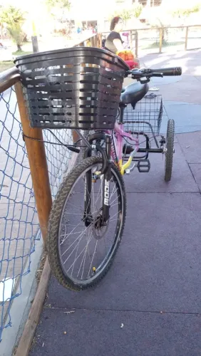Triciclo com suspensão 