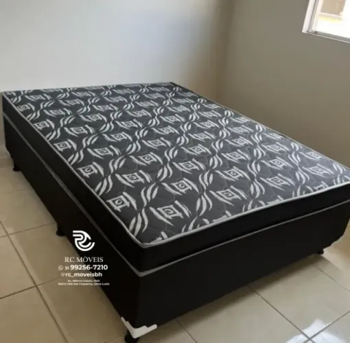 Cama Box OrthoBox + Colchão Molas - Direto da Fábrica
