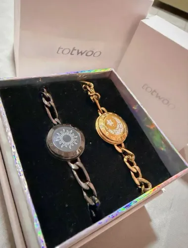 Totwoo pulseiras de toque de longa distância! Ideal para presentear!