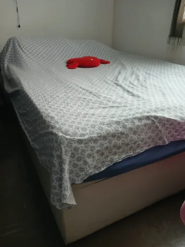 cama baú de casal box e colchão D45