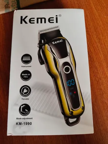 Máquina de cortar cabelo kemei