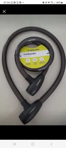 Cadeado Flexível em aço para motocicletas,bikes e veículos novos lacrados em estoque.