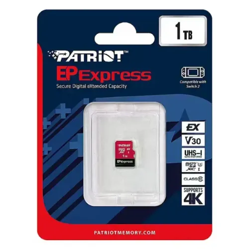 Micro Sd Express Patriot 1tb Para Nintendo Switch 2 800mb/s