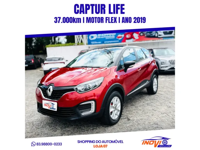 Renault Captur Life 1.6 16V Flex 5P Aut. 2019