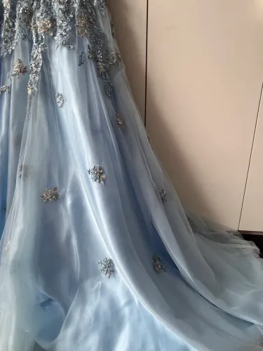 Vestido festa bordado