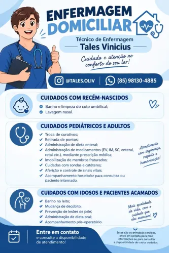 Técnico em Enfermagem à Domicilio