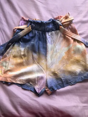 Short colorido tamanho P