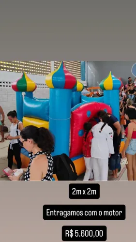 Castelinho Inflável já com motor