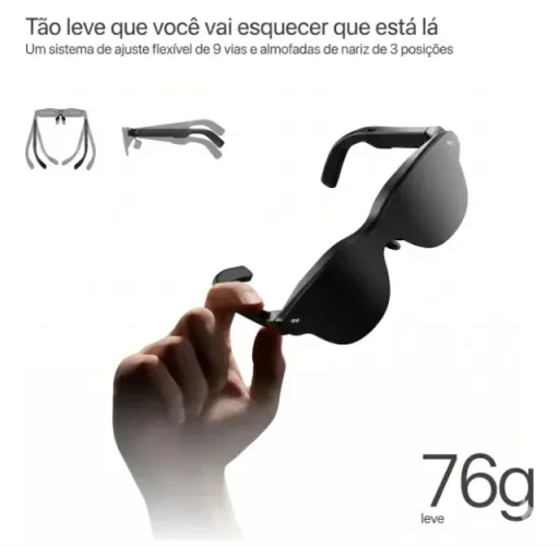 Óculos De Realidade Virtual Rayneo Air4 Pro Avançado Preto