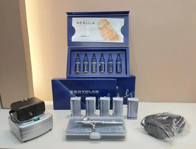 KIT KRYOLAN AIRBRUSH COM AERÓGRAFO 