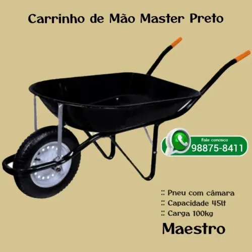 Carro de Mão em Promoção: 135,00 avista