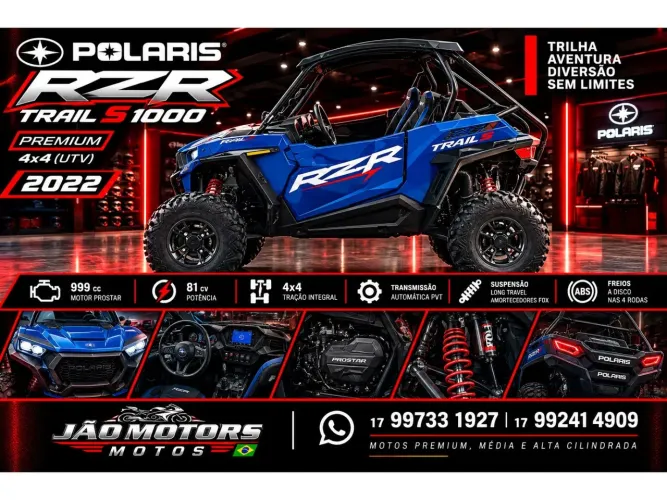 Polaris Rzr trail s 1000 premium 4x4 (utv) 2022