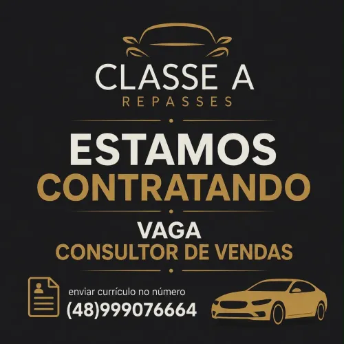 VAGA PARA INICIO IMEDIATO 