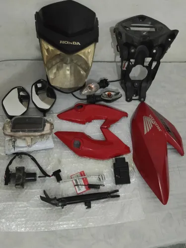 Peças FAN 160 vermelha