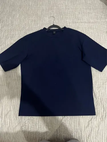 camisa azul manfinity oversized