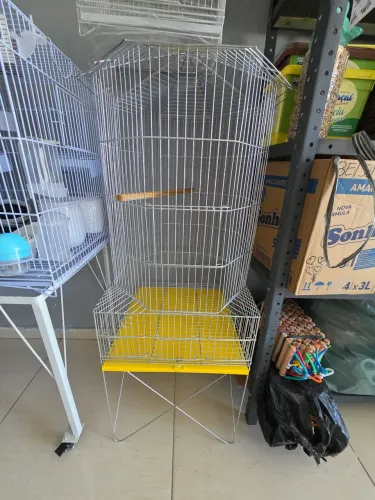 Gaiolas e viveiros de ferro arame