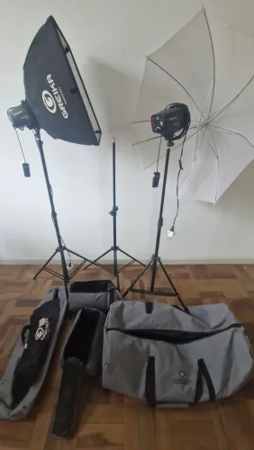 Kit estúdio fotográfico Greika