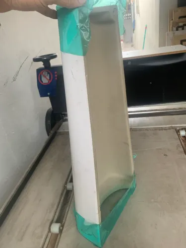 Pedestal para pia 52cm em cerâmica