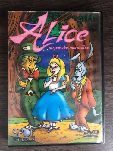 DVD Alice no País das Maravilhas - Desenho Animado Clássico
