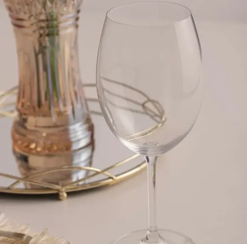 Jogo De 6 Taças Para Vinho Tinto Gastro Titânio Bohemia