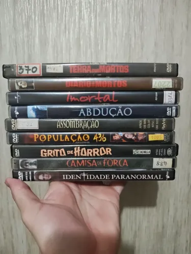 Lote 9 filmes Terror original Dvd