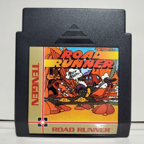 Road Runner NES Original Tengen - Jogo do Papa Léguas - Americano Impecável Nintendinho