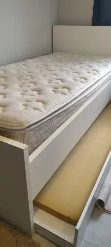 CAMA COM BICAMA + COLCHÃO