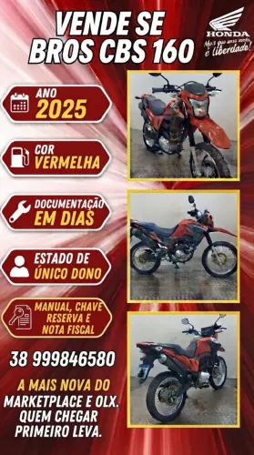 ?Honda NXR 160 Bros CBS (2025) -