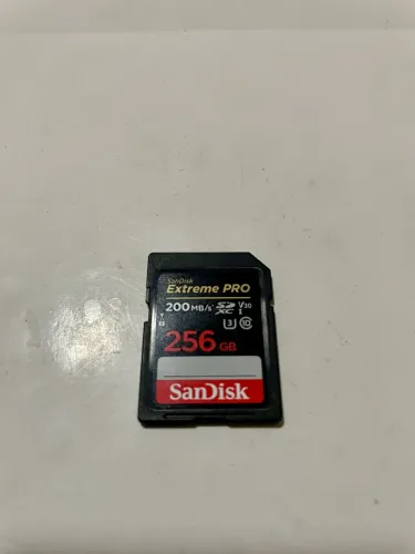 Cartão de memória Extreme pro 256GB 200MB V30