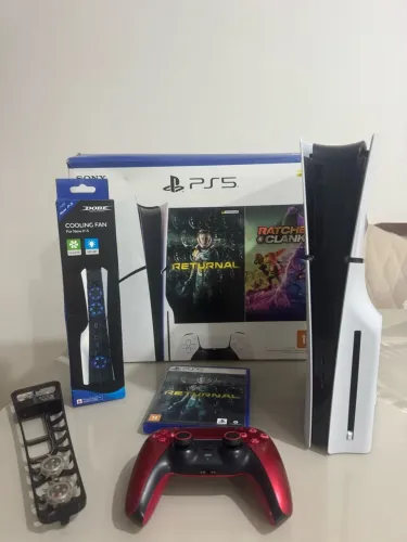 Ps5 slim com leitor completo