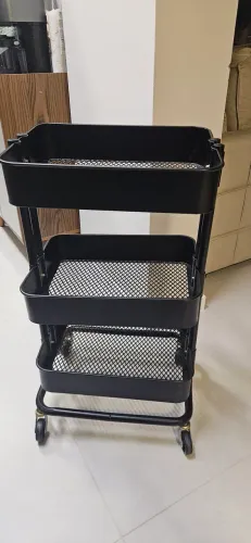 Carrinho organizador prateleiras 